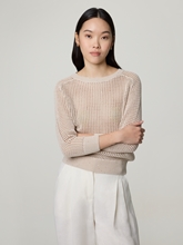 Bild von Pullover mit Lochstickerei