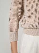 Bild von Pullover mit Lochstickerei