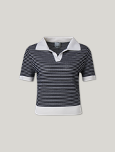 Image sur Polo tricoté en laine vierge