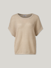Image sur T-shirt tricoté en lin