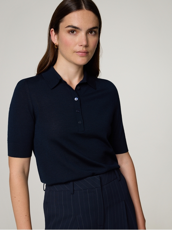 Bild von Merino Polo Pullover