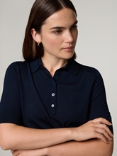 Bild von Strickpolo aus Wolle FIDENKA