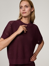 Bild von Pullover mit Lochstickerei