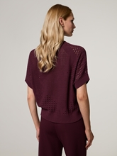 Bild von Pullover mit Lochstickerei