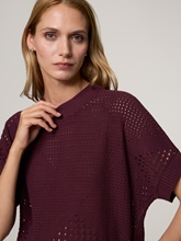 Bild von Pullover mit Lochstickerei