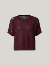 Bild von Pullover mit Lochstickerei