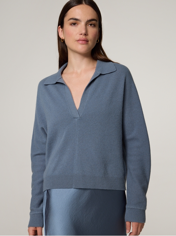 Bild von Polo-Shirt aus Kaschmir-Mix