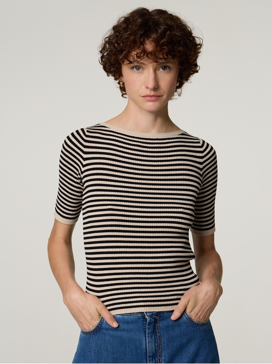 Image sur T-shirt en tricot WASER