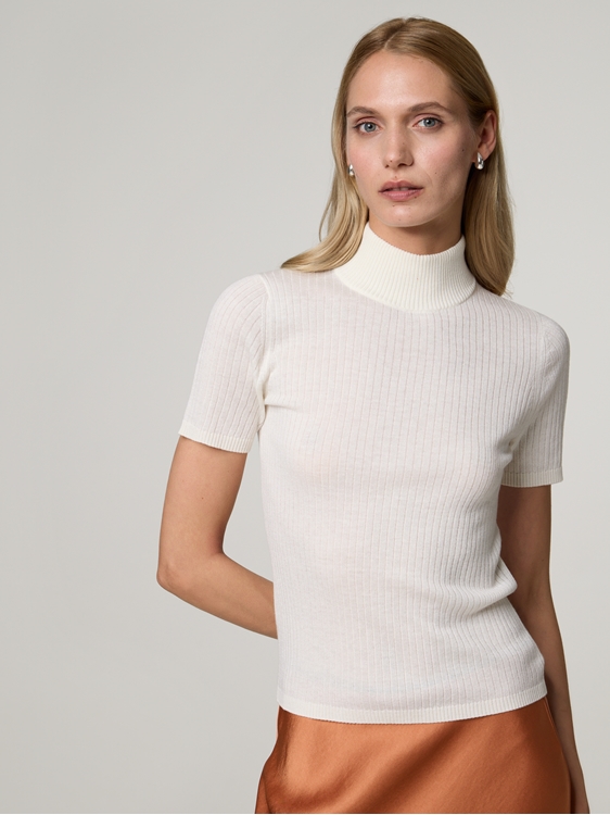 Bild von Stehkragen Pullover