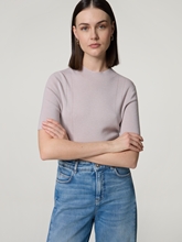 Image sur Pull à manches courtes en laine