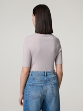 Image sur Pull à manches courtes en laine