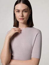 Image sur Pull à manches courtes en laine