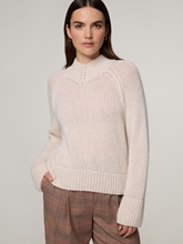 Image sur Pull en maille avec alpaga