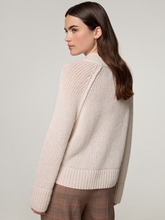 Image sur Pull en maille avec alpaga