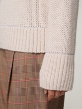 Image sur Pull en maille avec alpaga