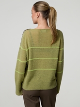 Bild von Strickpullover mit Leo-Print