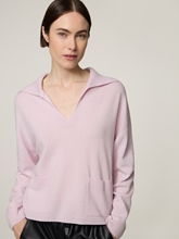 Image sur Pull polo en cachemire