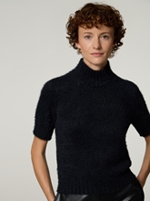 Bild von Kurzarmpullover mit Wolle