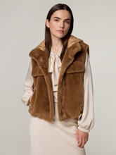 Image sur Gilet avec fourrure synthétique