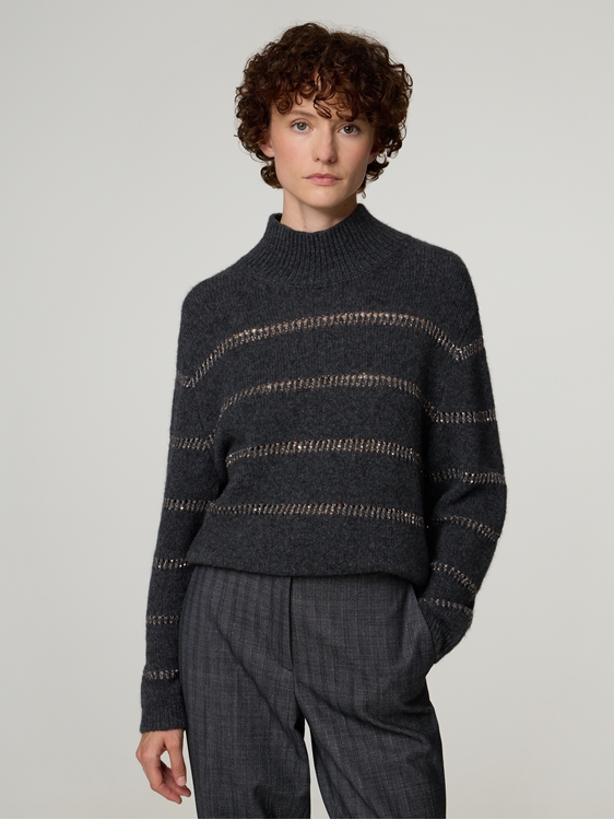 Image sur Pull en tricot avec alpaga