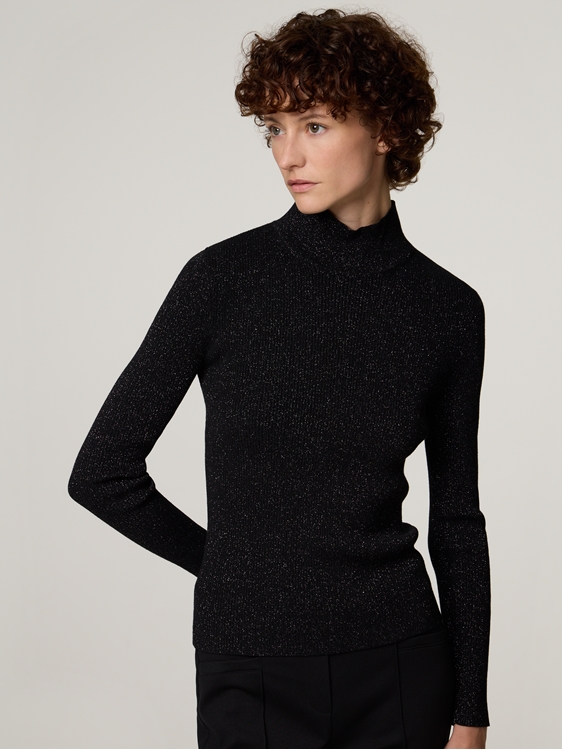 Bild von Strickpullover mit Glitzer