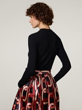 Image sur T-shirt à manches longues en laine mérinos