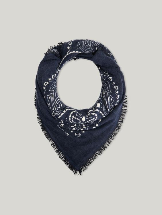 Bild von Kaschmirtuch im Bandana-Look