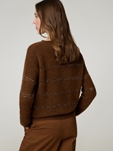 Bild von Strickpullover mit Glitzer