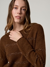 Bild von Strickpullover mit Glitzer
