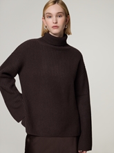 Image sur Pull à col montant en cachemire