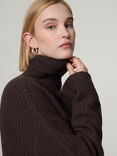 Image sur Pull à col montant en cachemire