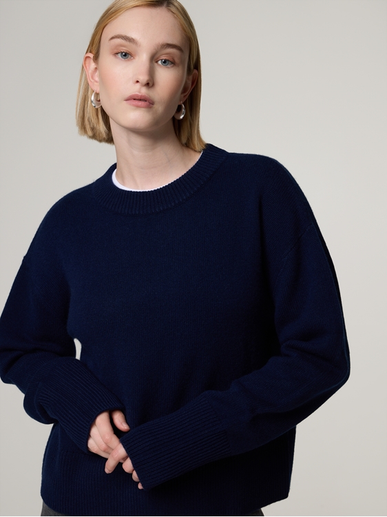 Bild von Cashmere Rundhals Pullover