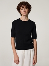 Bild von Kurzarmshirt aus Feinstrick