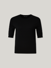 Bild von Kurzarmshirt aus Feinstrick