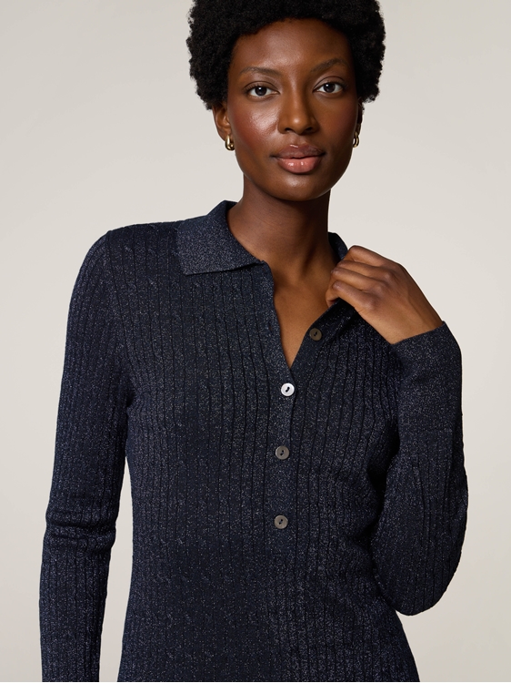 Bild von Polo Pullover mit Cashmere