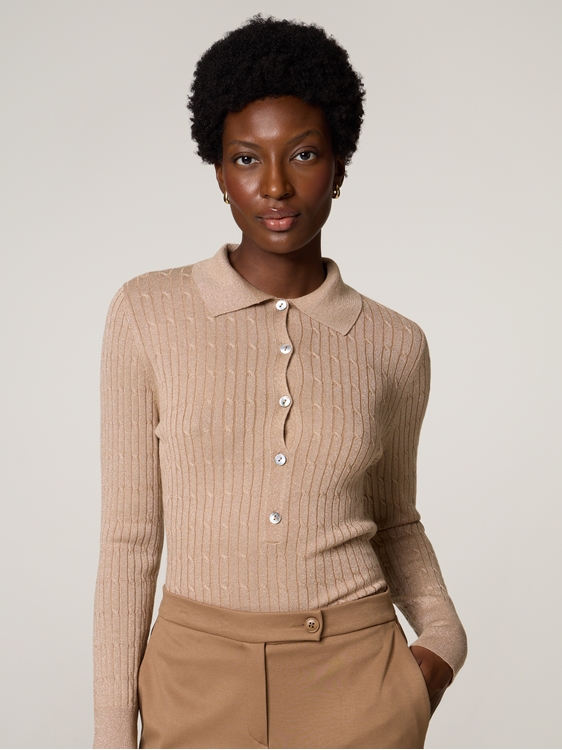 Bild von Polo Pullover mit Cashmere