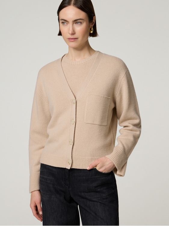 Bild von Cardigan aus Woll-Kaschmir-Mix
