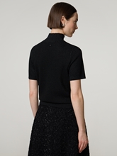 Bild von Kurzarmshirt aus Feinstrick