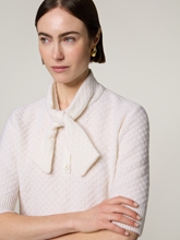 Bild von Strickshirt mit Schleife