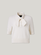 Bild von Strickshirt mit Schleife