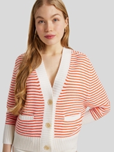 Bild von Strickjacke gestreift