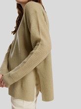 Bild von Langer Strickpullover aus Kaschmir