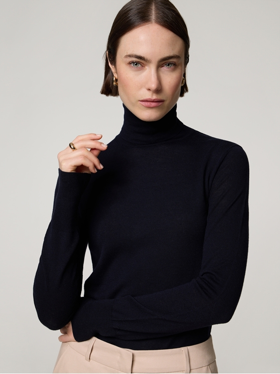 Bild von Rollkragen Merino Pullover