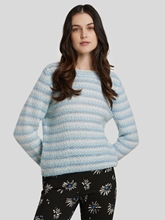 Image sur Pullover maille à rayures