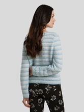 Image sur Pullover maille à rayures