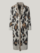 Bild von Strickmantel mit Fransen