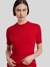 Image sur T-shirt tricoté en laine vierge