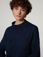 Bild von Strickpullover mit Alpaka-Wolle