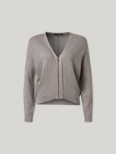 Bild von Strickblouson mit Zipdetail