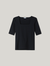 Bild von T-Shirt mit quadratischem Ausschnitt